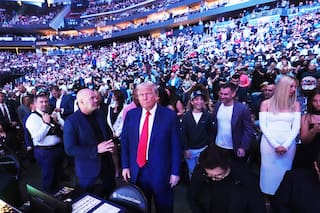 Trump deja a un lado disputa con Musk y asiste a pelea de campeonato de UFC en Nueva Jersey