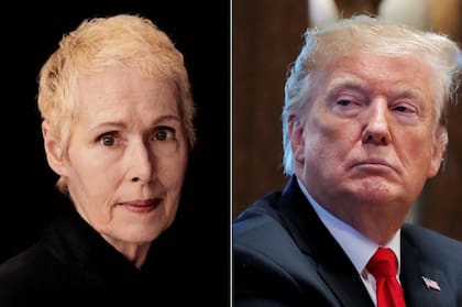 Jean Carroll, excolumnista de la revista Elle, presentó dos demandas acusando a Trump de difamarla al negar que la violó