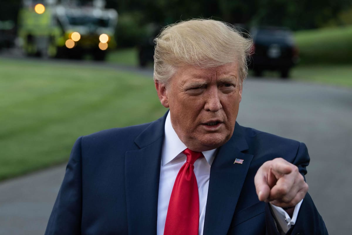 Trump, en diálogo con la prensa