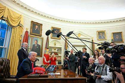 Trump en el Salón Oval