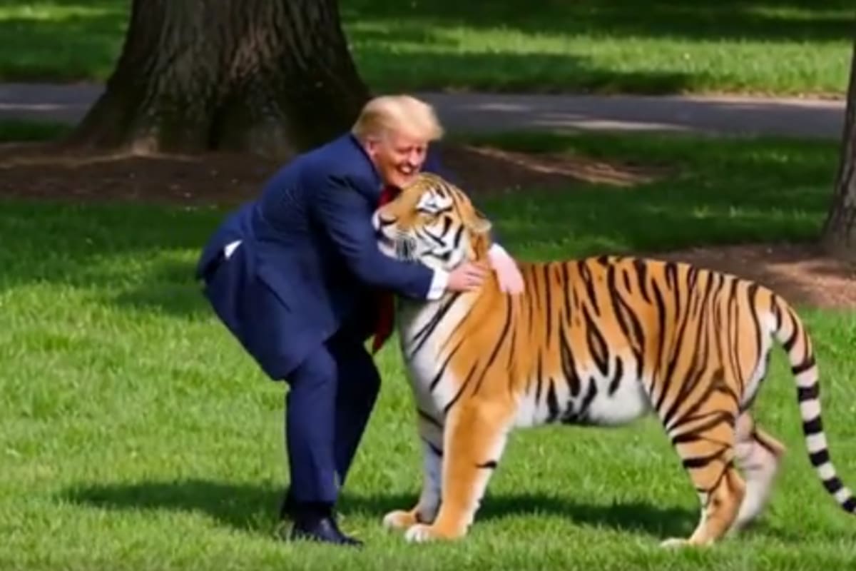 Trump, en el video que publicó en su cuenta de Truth Social
