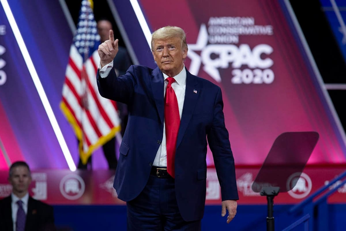 Trump, en la conferencia CPAC.