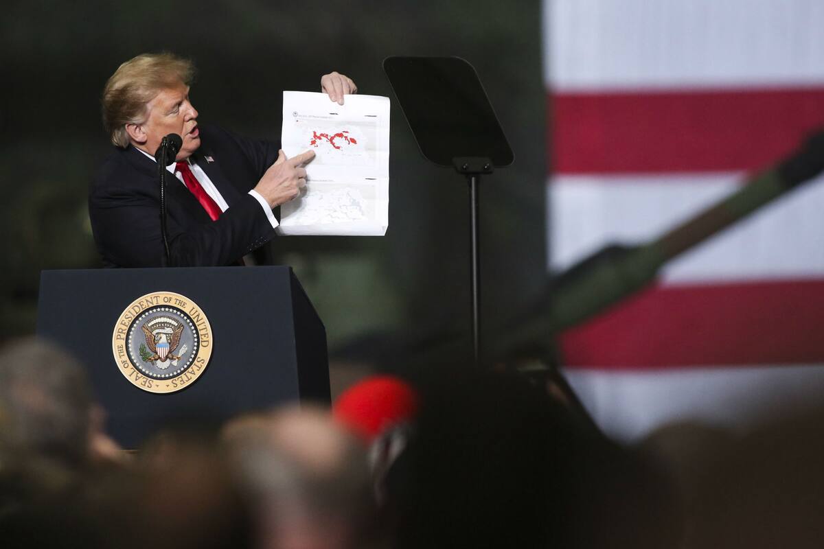 Trump expone cómo ya Siria estaría liberado del Estado Islámico.