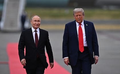 Trump junto a Putin