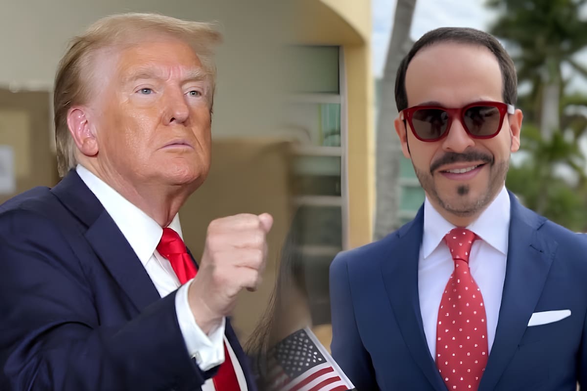 O gesto de Donald Trump para Abelardo de la Espriella, após os resultados das eleições colombianas