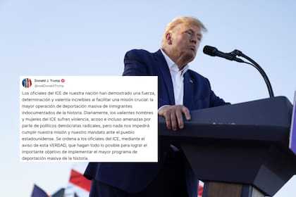 Trump le pidió a ICE que lleve adelante el mayor programa de deportación de la historia