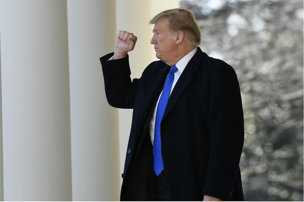 Trump, que mide 1,90 metros, lleva una vida poco saludable