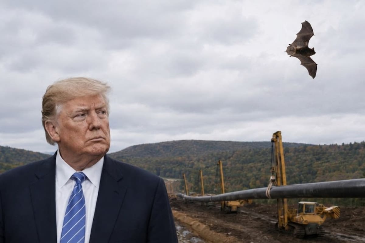 Trump x morcegos de Nova York: um gasoduto ameaça uma espécie em extinção