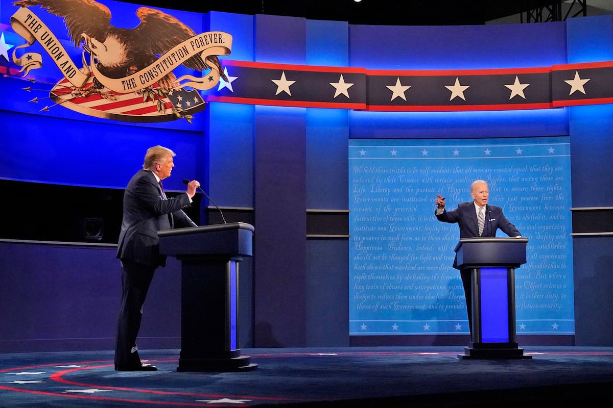 Trump vs. Biden: chicanas y los cruces más destacados del debate presidencial