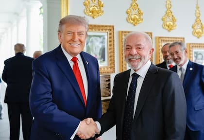 Trump y Lula en la Casa Blanca el 7 de mayo