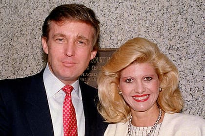 Trump y su ex esposa Ivana en 1988