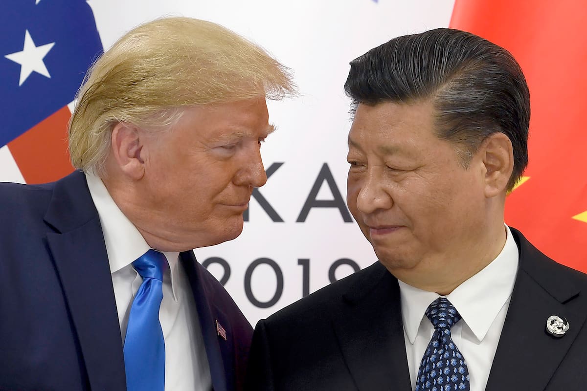 Trump y Xi, durante un encuentro en el G20 de 2019