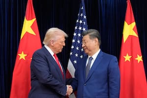 Trump y Xi Jinping en el Aeropuerto Internacional Gimhae en Busan, Corea del Sur, el 30 de octubre del 2025