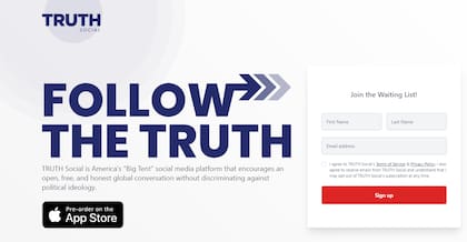 TRUTH Social es la nueva red social del expresidente Donald Trump