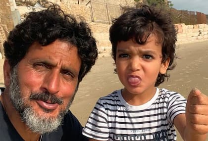 Tsahi Halevi y su hijo, Adam