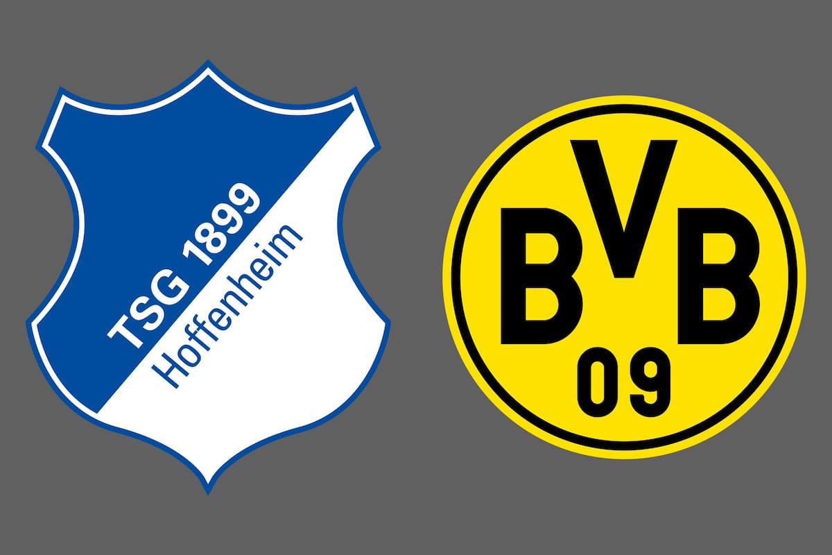 TSG Hoffenheim y Borussia Dortmund disputaron uno de los encuentros de la jornada del fútbol aleman