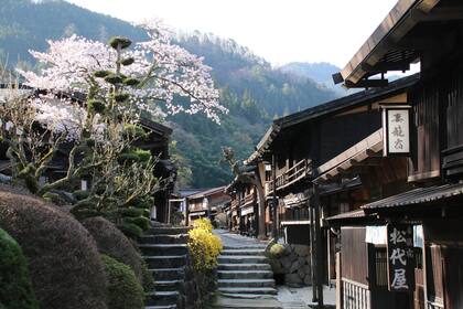 Tsumago, antigua estación de descanso de la ruta de Nakasendo.