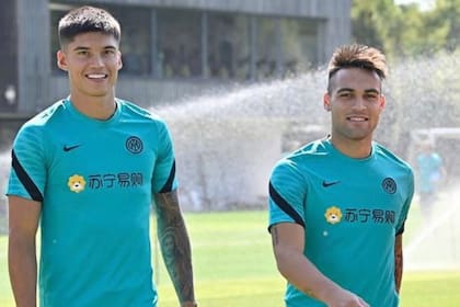 Tucu Correa y Lautaro Martínez son compañeros del Inter y de la Selección