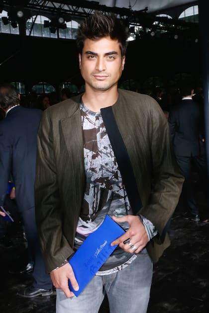 Tuki en sus días de modelo
top. Esta vez como invitado estrella en el
desfile de John Galliano, en 2014 en París