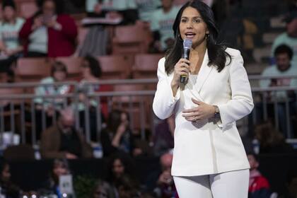 La exlegisladora Tulsi Gabbard