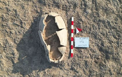 Tumba de cerámica datada del período helenístico