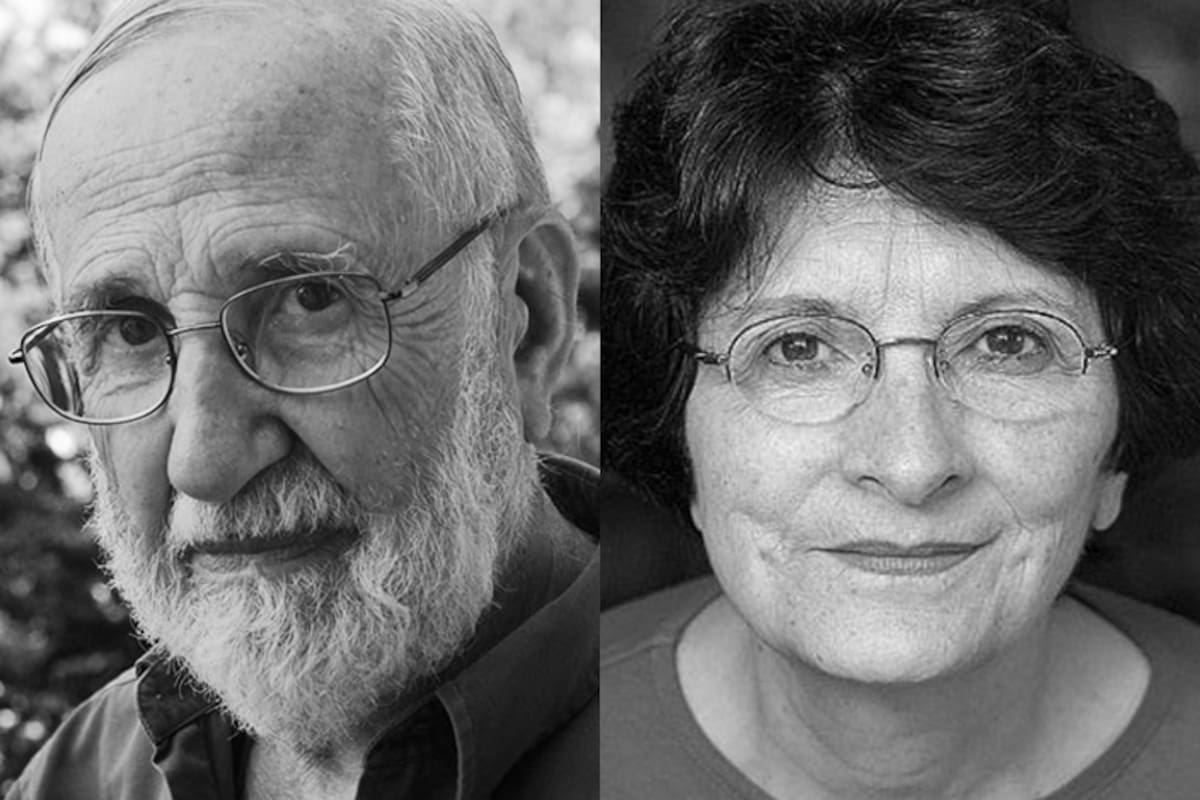 Tununa Mercado y Noé Jitrik