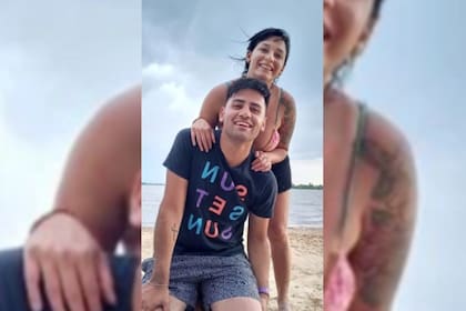 La pareja oriunda de la localidad de Moreno en en el Camping Recreo Keidel