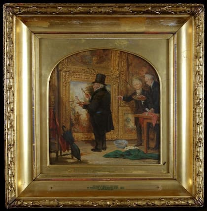 Turner en día de barnizado, de William Parrott