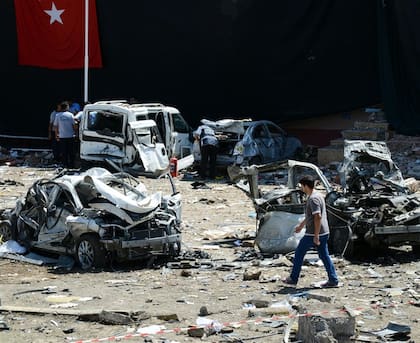 Turquía fue escenario de varios atentados este año, como el de anteayer en la ciudad de Elazig, con un coche bomba