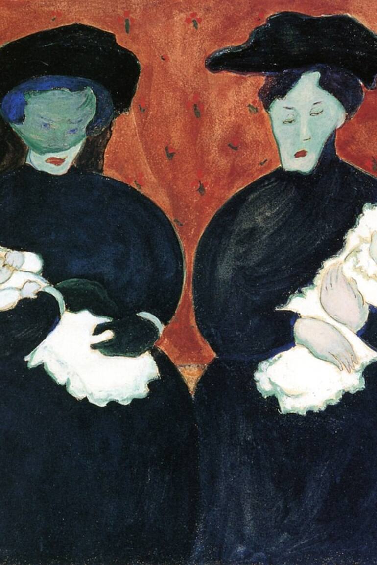 Twins, de Marianne Werefkin, c. 1939