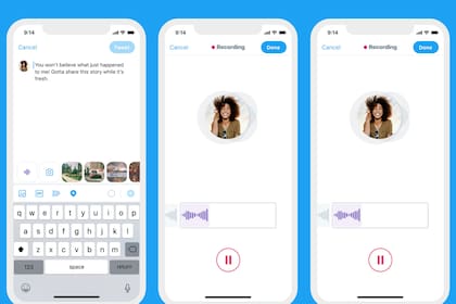 Twitter comenzará a ofrecer la opción de sumar un mensaje de audio en los tuits, una función que estará disponible en una primera etapa en los dispositivos iOS de Apple