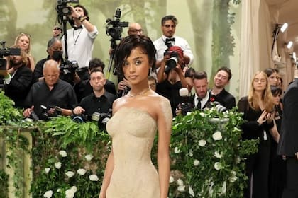 Tyla, cantante y compositora sudafricana en la Met Gala 2024
