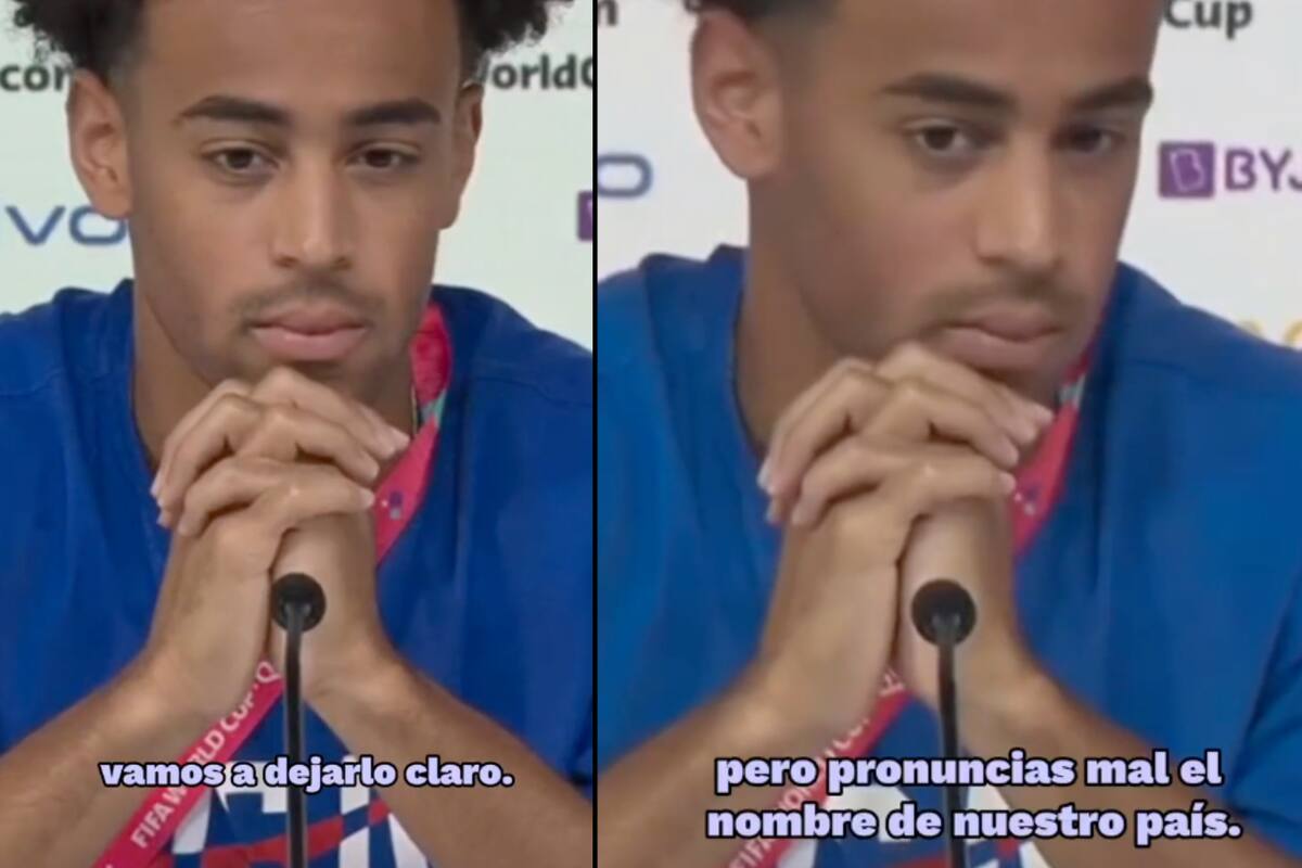 Tyler Adams le respondió a un periodista de Irán que le recriminó por su pronunciación en inglés y por representar a EE.UU.