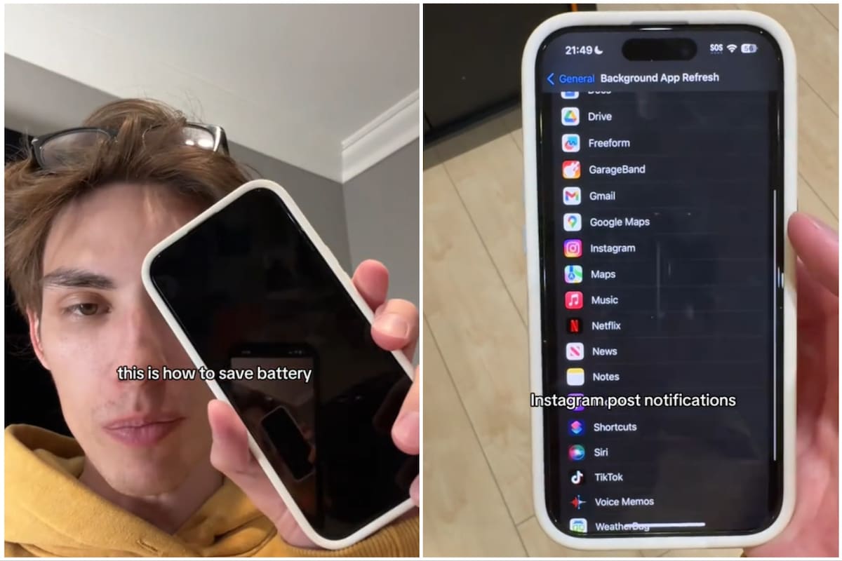 Tyler Morgan, que se identifica a sí mismo como antiguo empleado de Apple, se hizo viral en redes sociales al compartir información sobre el iPhone