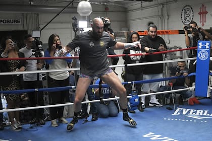 Fury, en plena preparación para la pelea con Wilder