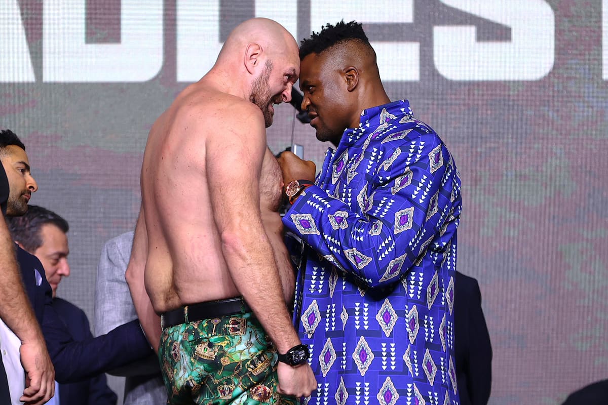 Tyson Fury, campeón mundial de los pesados, ante el camerunés Francis Ngannou
