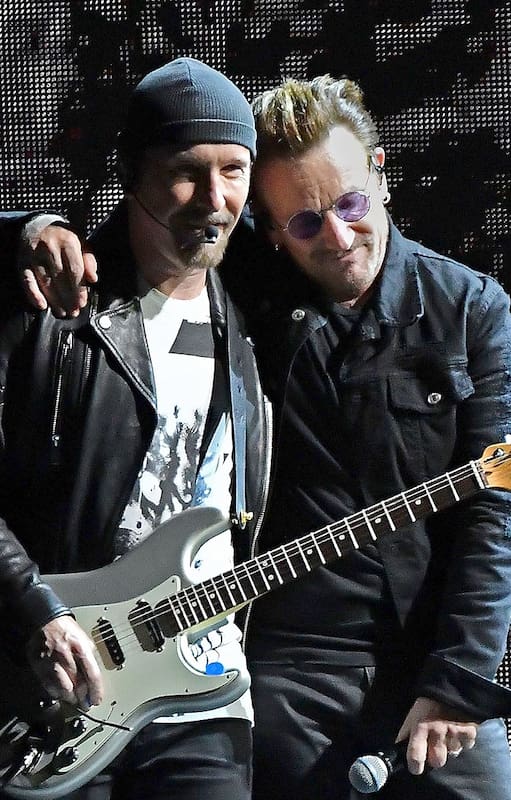 The Edge y Bono, la marca de agua en el sonido de U2