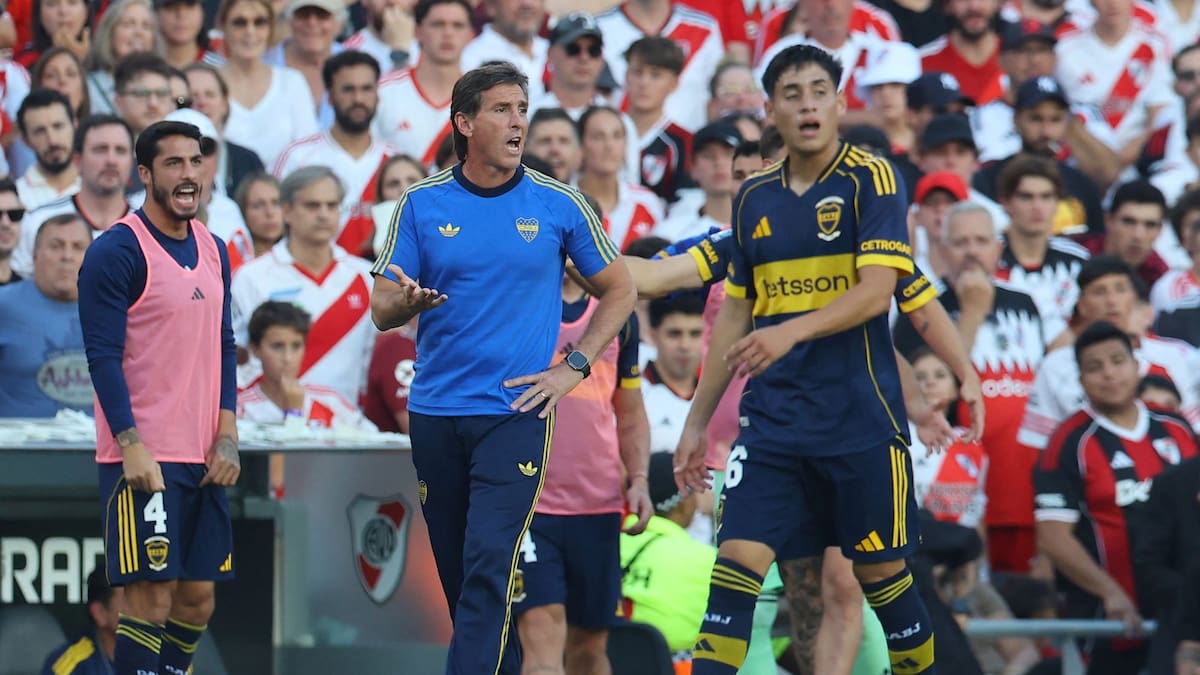 Claudio Ubeda pedía la hora en Boca y ahora compró tiempo con la victoria ante River por 1-0 en el torneo Apertura - LA NACION