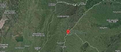 Ubicación del Parque estatal del Espinilho, en el límite fronterizo con Argentina y Uruguay