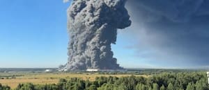 Ucrania lanzó un poderoso ataque con drones contra uno de los mercados más grandes de Rusia