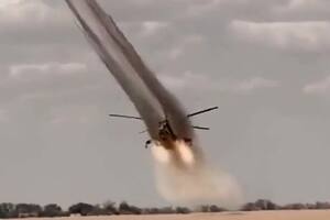 Ucrania demostró la potencia explosiva del Mi-35