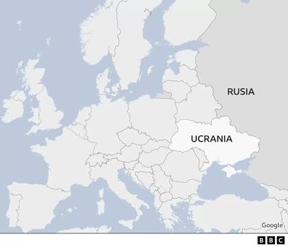 Ucrania limita con Rusia