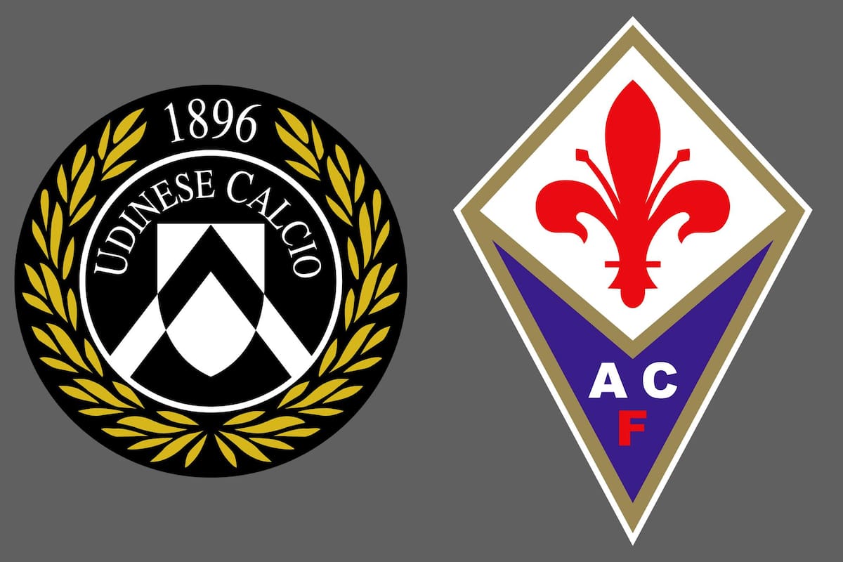 Udinese y Fiorentina disputaron uno de los encuentros de la jornada del fútbol italiano