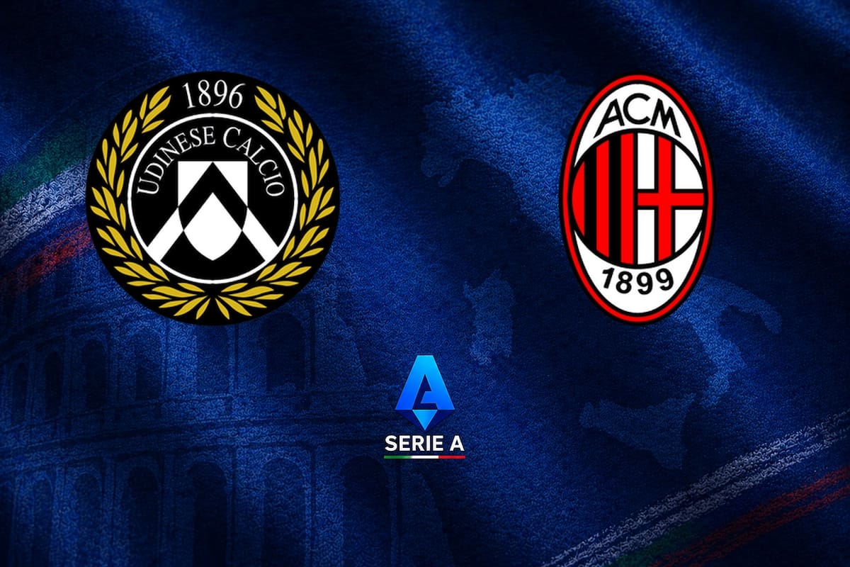 Udinese y Milan disputaron uno de los encuentros de la jornada del fútbol italiano