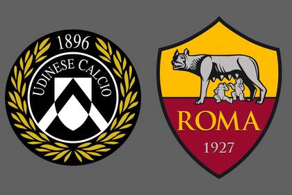 Udinese y Roma disputaron uno de los encuentros de la jornada del fútbol italiano