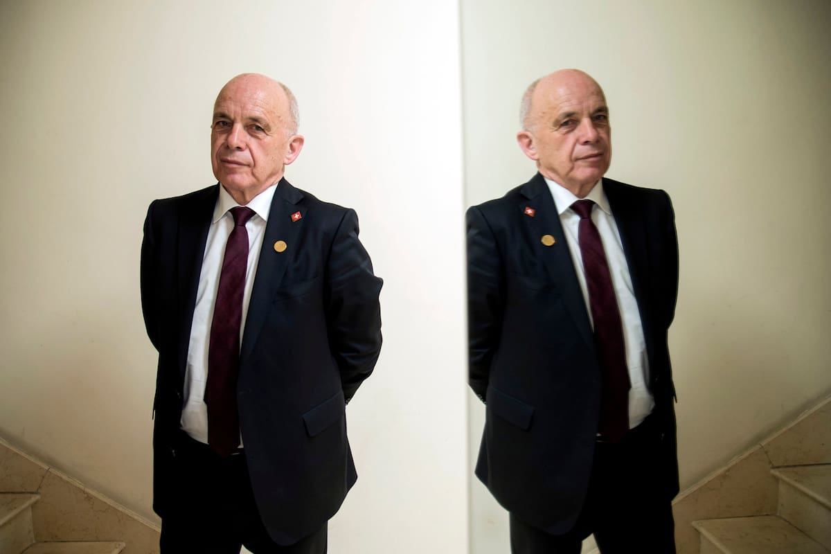 Ueli Maurer, Ministro de Finanzas de Suiza.