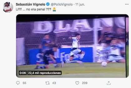 "Uf, no era penal?": la pregunta de Sebastián Vignolo