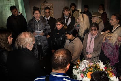 Último adiós a Beatriz Salomón en el Cementerio de la Chacarita