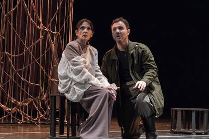 Último ensayo general de la puesta de El holandés errante, que presenta Ópera Festival Buenos Aires
