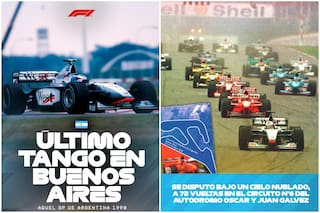 El recuerdo de la Fórmula 1 sobre el GP de Argentina de 1998, antes de la exhibición de Colapinto